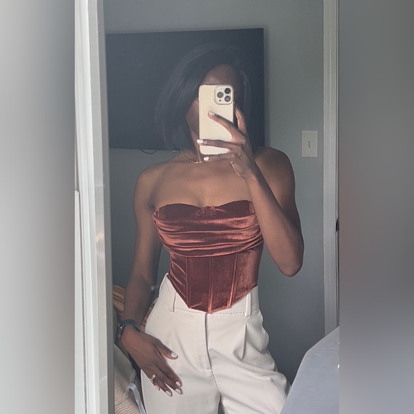 Brown Dream Maker Corset Top - Picture 3 of 9